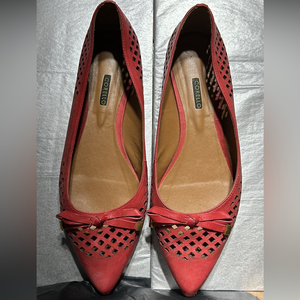 Comfortable flat leather shoes